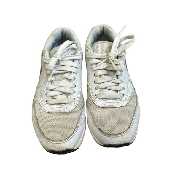 Nike Air Max 1 Ultra Essentials White Running Shoes Gray White 7 - Picture 4 of 9